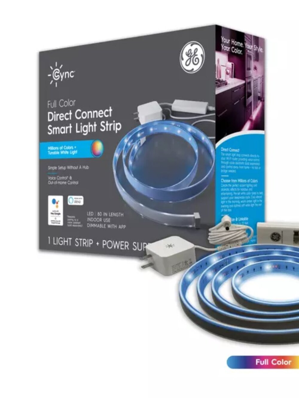GE Cync Smart LED Light Strip - 80 Inches - New In Box
